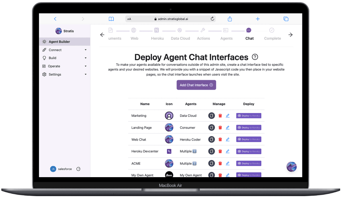 Stratis AI application preview